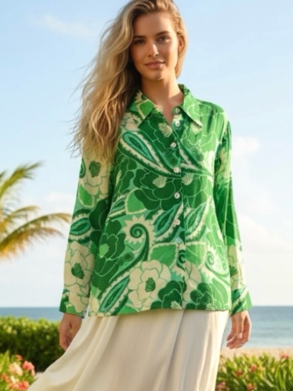 Farm Rio Tropical Groove Shirt